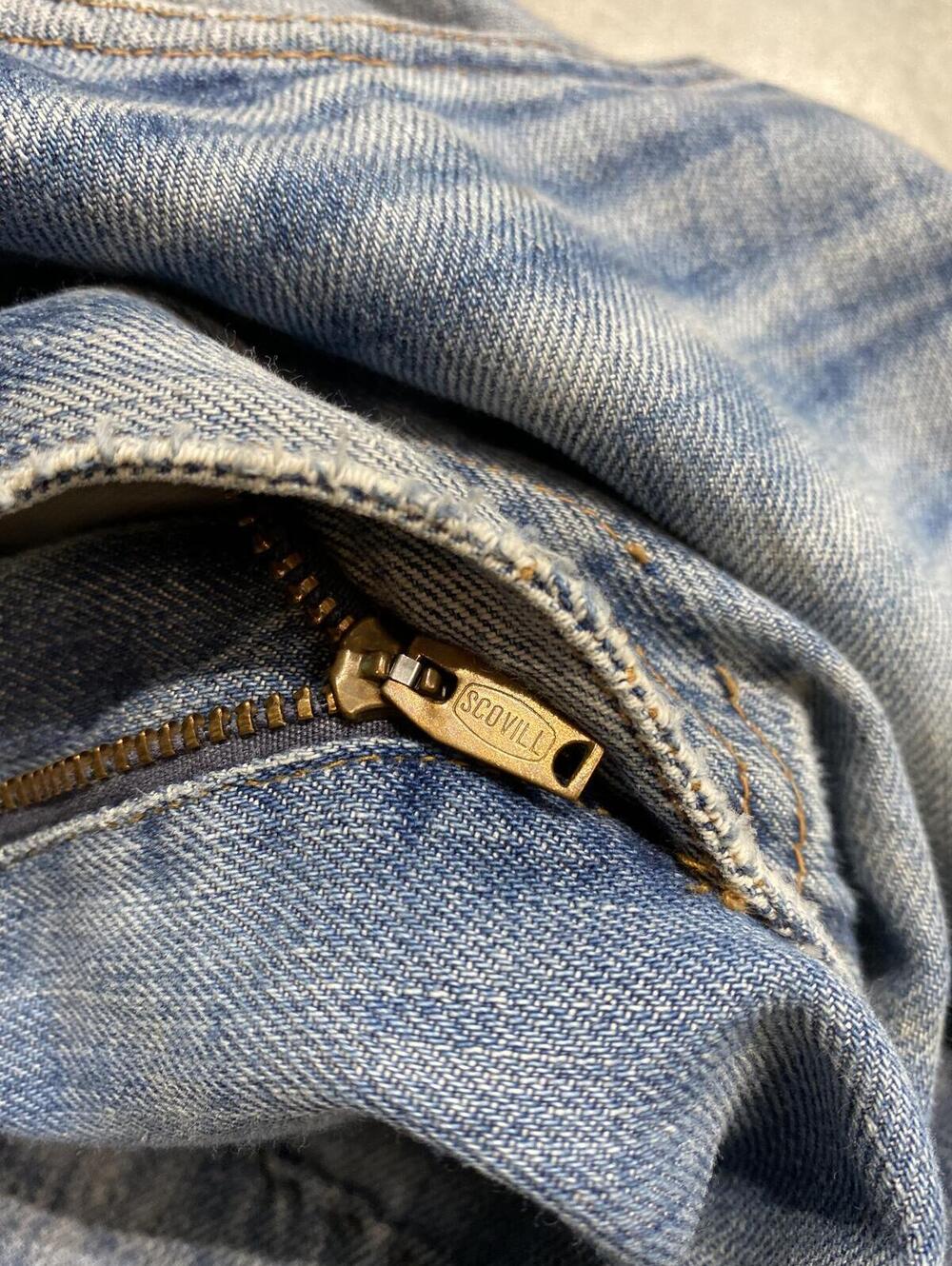 W31 Vintage 70s Levis custom patched hippie bellbottoms - Picture 6 of 14